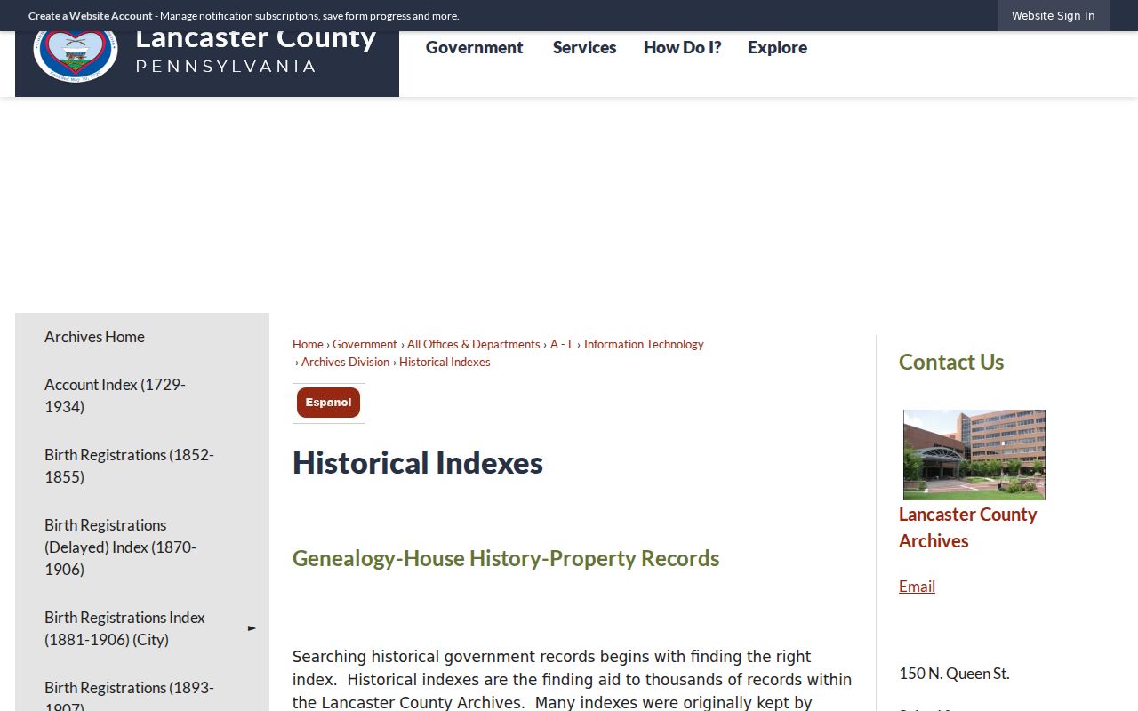 Manor Township previous residents Lancaster County historical deed indexes and map research page